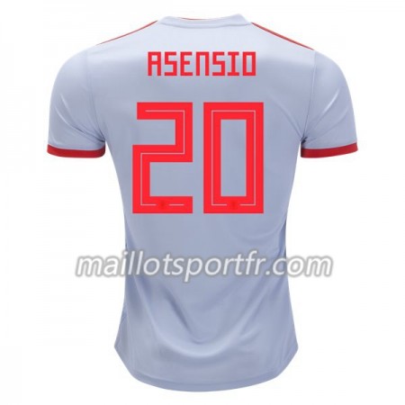 Maillot de Foot Espagne Asensio 20 Exterieur Coupe du monde 2018